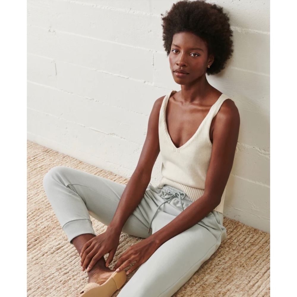 (NWT) WVN • Natural Sweater Knit Camisole, L